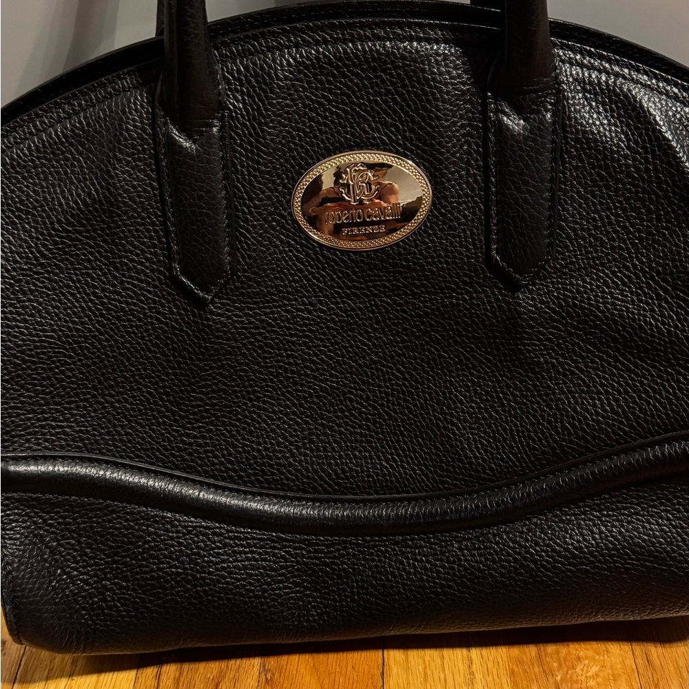 Roberto Cavalli Black Leather 👜